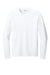 AllMade AL6104 Mens Long Sleeve Crewneck T-Shirt Bright White Flat Front