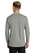 AllMade AL6104 Mens Long Sleeve Crewneck T-Shirt Heather Granite Grey Model Back