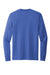 Allmade AL6204 Mens Recycled Long Sleeve Crewneck T-Shirt Heather Royal Blue Flat Back