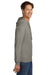 Allmade AL6305 Mens Mineral Dye Long Sleeve Hooded T-Shirt Hoodie Driftwood Grey Model Side