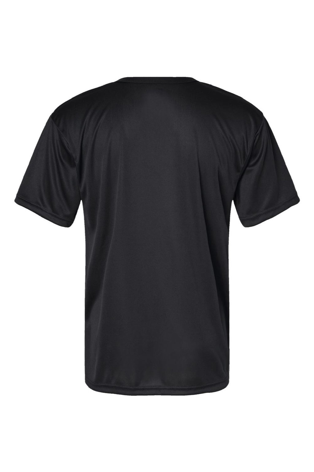 Alleson Athletic 7930 Mens B-Core Placket Short Sleeve Jersey Black Flat Back