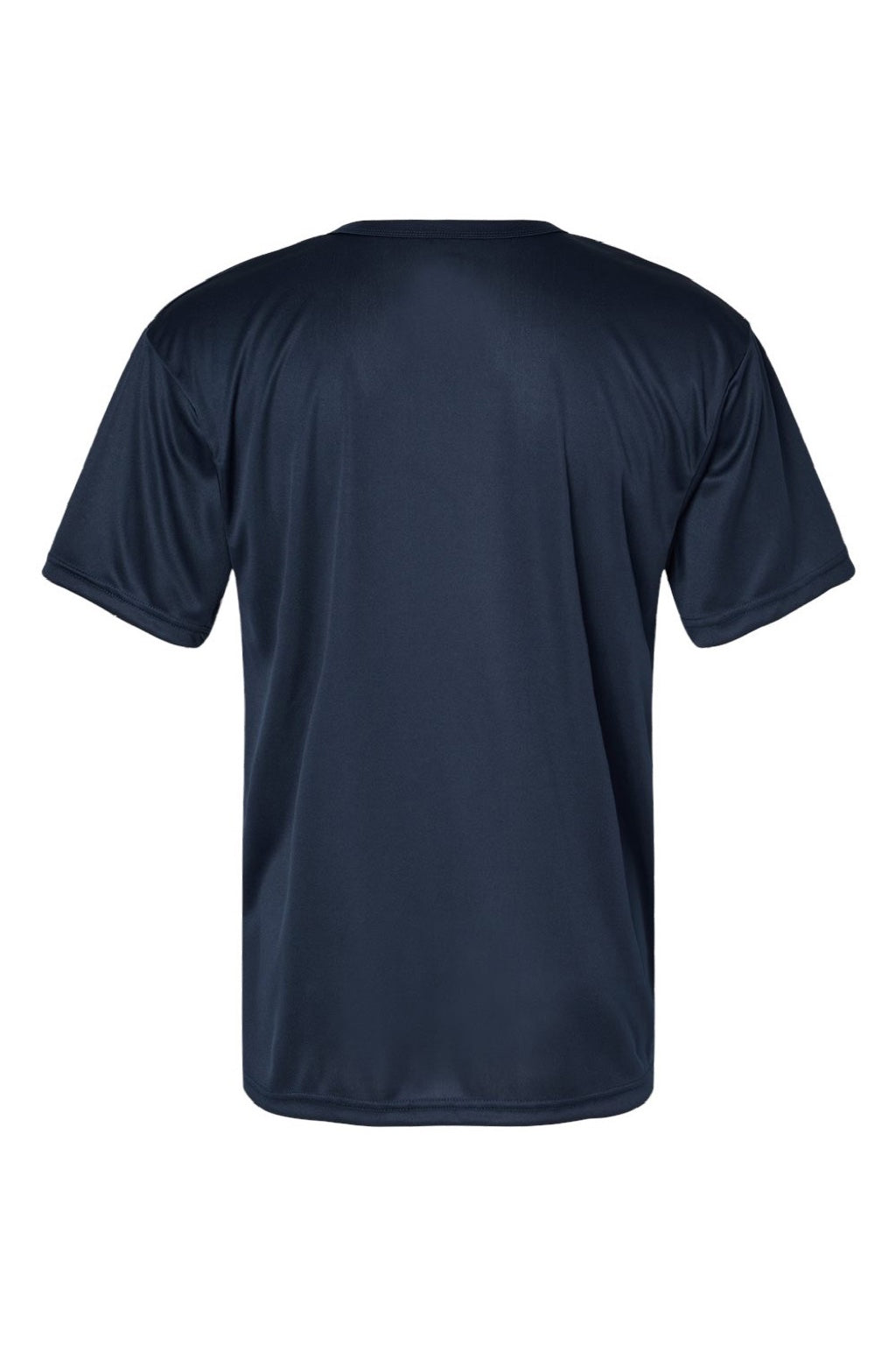 Alleson Athletic 7930 Mens B-Core Placket Short Sleeve Jersey Navy Blue Flat Back