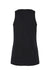 American Apparel 101CVC Womens CVC Racerneck Tank Top Black Flat Back