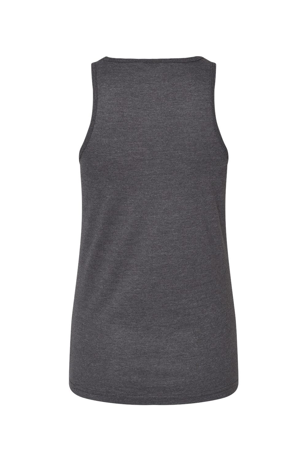 American Apparel 101CVC Womens CVC Racerneck Tank Top Heather Charcoal Grey Flat Back