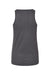 American Apparel 101CVC Womens CVC Racerneck Tank Top Heather Charcoal Grey Flat Back