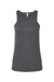American Apparel 101CVC Womens CVC Racerneck Tank Top Heather Charcoal Grey Flat Front
