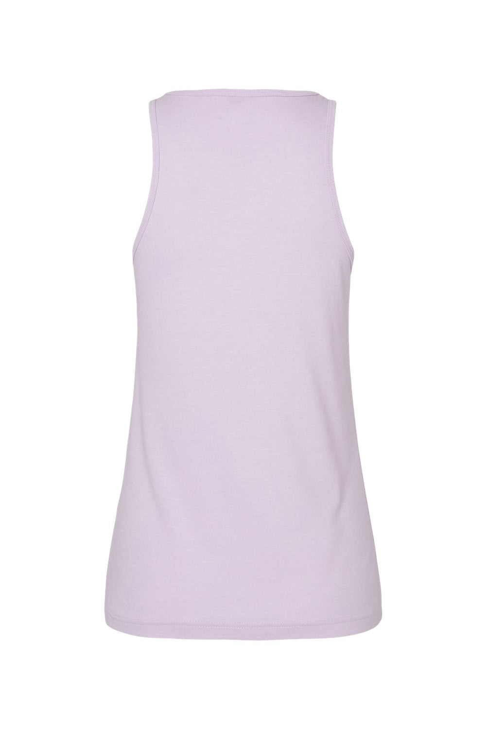 American Apparel 101CVC Womens CVC Racerneck Tank Top Heather Lilac Purple Flat Back