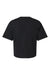 American Apparel 102 Womens Fine Jersey Boxy Short Sleeve Crewneck T-Shirt Black Flat Back