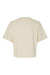 American Apparel 102 Womens Fine Jersey Boxy Short Sleeve Crewneck T-Shirt Cream Flat Back