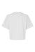 American Apparel 102 Womens Fine Jersey Boxy Short Sleeve Crewneck T-Shirt White Flat Back