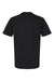 American Apparel 2001CVC Mens CVC Short Sleeve Crewneck T-Shirt Black Flat Back