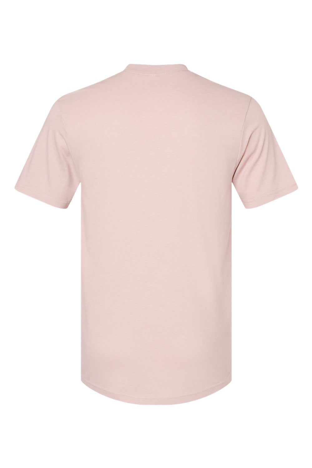 American Apparel 2001CVC Mens CVC Short Sleeve Crewneck T-Shirt Heather Blush Pink Flat Back