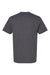 American Apparel 2001CVC Mens CVC Short Sleeve Crewneck T-Shirt Heather Charcoal Grey Flat Back