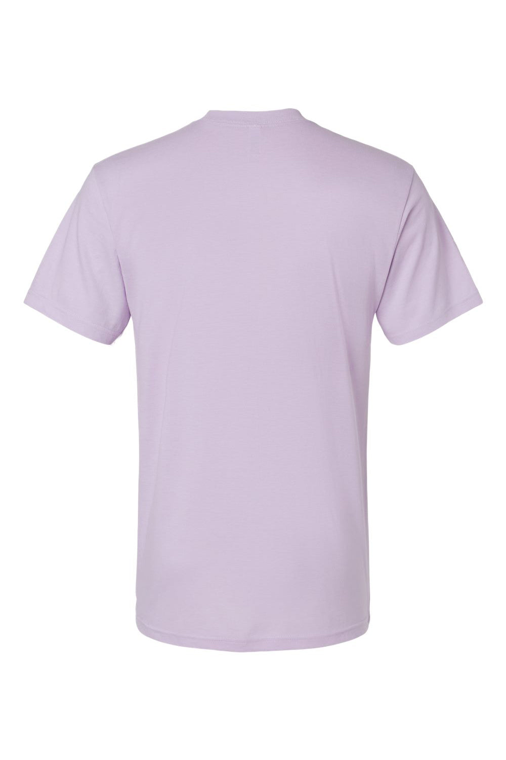 American Apparel 2001CVC Mens CVC Short Sleeve Crewneck T-Shirt Heather Lilac Purple Flat Back