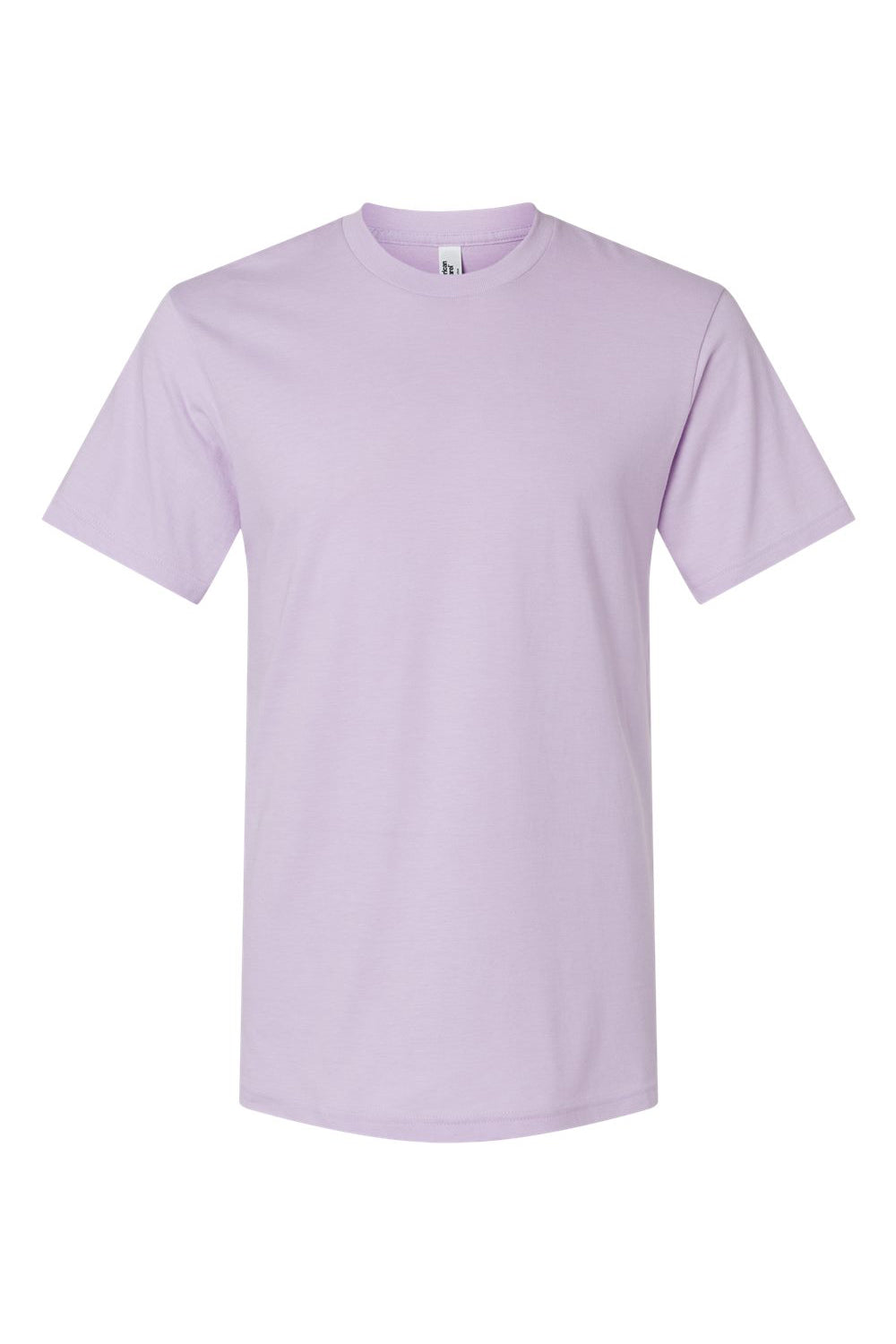 American Apparel 2001CVC Mens CVC Short Sleeve Crewneck T-Shirt Heather Lilac Purple Flat Front