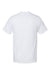 American Apparel 2001CVC Mens CVC Short Sleeve Crewneck T-Shirt White Flat Back