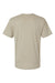 American Apparel 2006CVC Mens CVC Short Sleeve V-Neck T-Shirt Heather Khaki Brown Flat Back