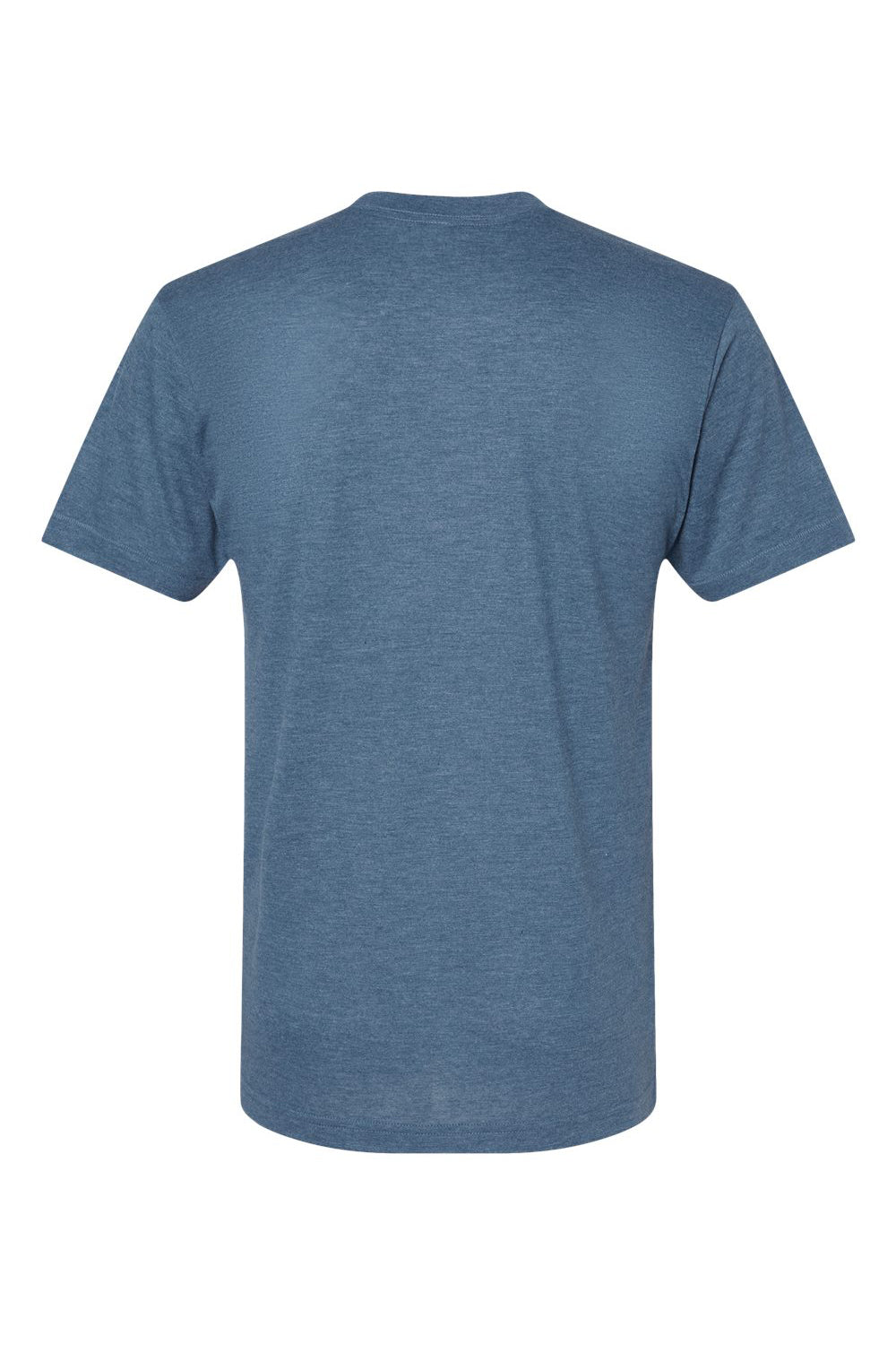 American Apparel TR401 Mens Track Short Sleeve Crewneck T-Shirt Dusk Blue Flat Back