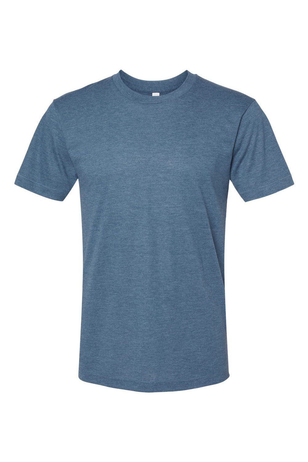 American Apparel TR401 Mens Track Short Sleeve Crewneck T-Shirt Dusk Blue Flat Front