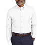 Brooks Brothers Mens Wrinkle Resistant Pinpoint Long Sleeve Button Down Shirt w/ Pocket - White