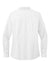 Brooks Brothers Womens Wrinkle Resistant Pinpoint Long Sleeve Button Down Shirt White Flat Back