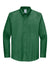 Brooks Brothers Mens Wrinkle Resistant Nailhead Long Sleeve Button Down Shirt w/ Pocket Club Green Flat Front