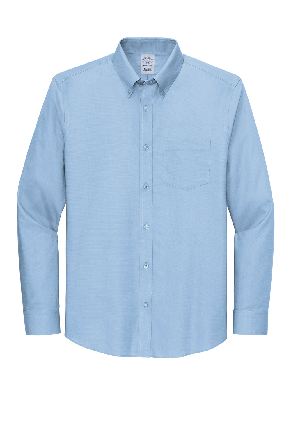 brooks brothers light blue dress shirt Custom Brooks Brothers Wrinkle-Free Stretch Pinpoint Dress Shirt
