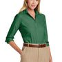 Brooks Brothers Womens Wrinkle Resistant Nailhead Long Sleeve Button Down Shirt - Club Green