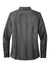 Brooks Brothers Womens Wrinkle Resistant Nailhead Long Sleeve Button Down Shirt Deep Black Flat Back