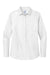 Brooks Brothers Womens Wrinkle Resistant Nailhead Long Sleeve Button Down Shirt White Flat Front