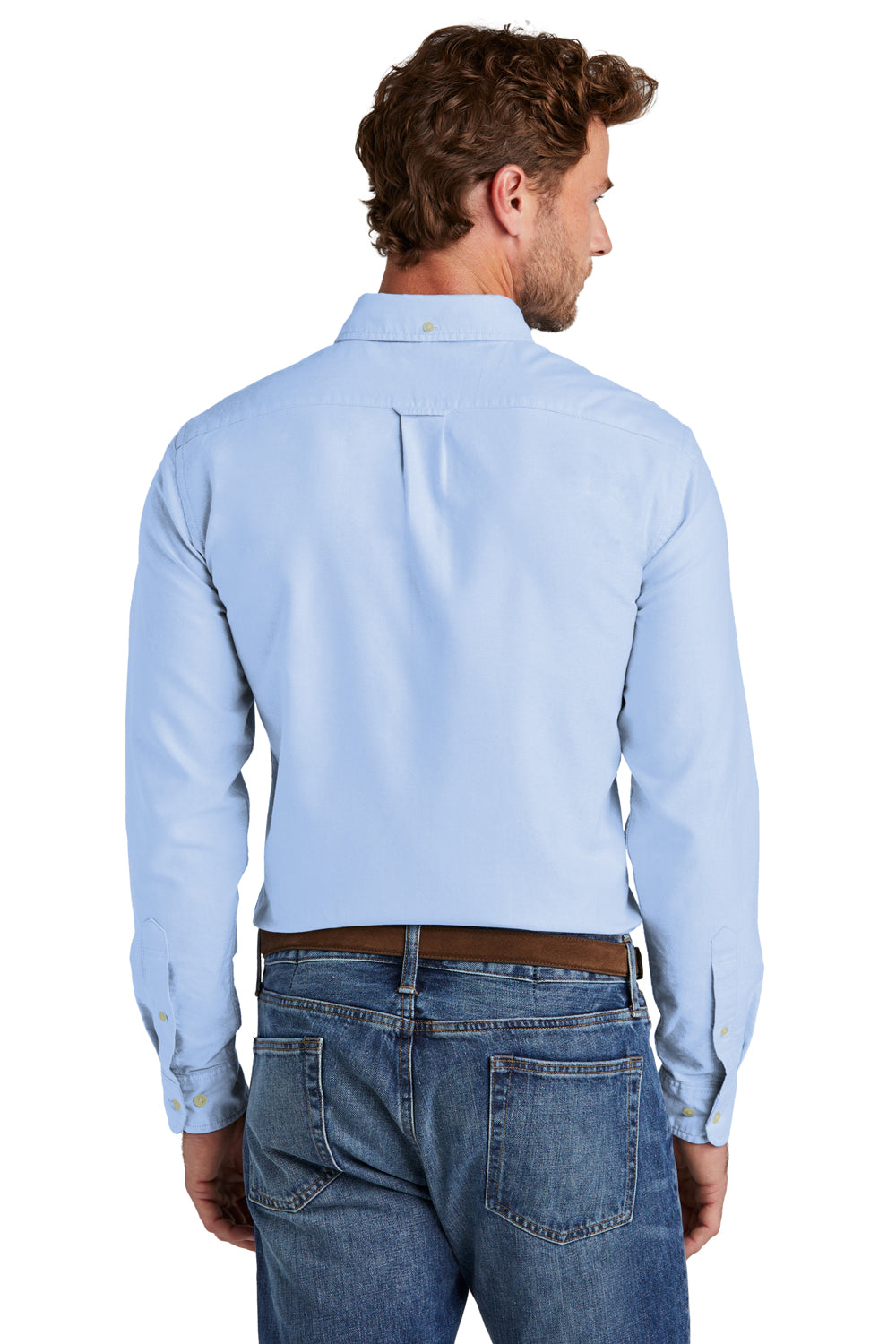 Brooks Brothers BB18004 Mens Newport Blue Casual Oxford Long Sleeve Button Down Shirt w/ Pocket BigTopShirtShop.com Brooks Brothers BB18004 Mens Newport Blue Casual Oxford Long Sleeve Button Down Shirt w/ Pocket BigTopShirtShop.com