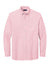 Brooks Brothers Mens Casual Oxford Long Sleeve Button Down Shirt w/ Pocket Soft Pink Flat Front