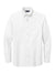 Brooks Brothers Mens Casual Oxford Long Sleeve Button Down Shirt w/ Pocket White Flat Front