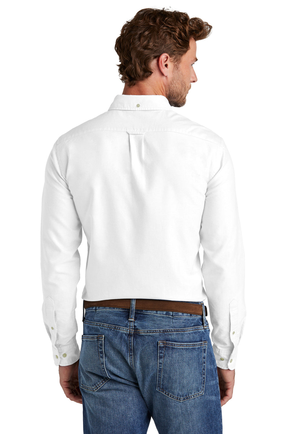 brooks brothers mens white dress shirts Mens White Button Down Shirts