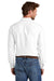 Brooks Brothers Mens Casual Oxford Long Sleeve Button Down Shirt w/ Pocket White Model Back