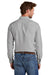 Brooks Brothers Mens Casual Oxford Long Sleeve Button Down Shirt w/ Pocket Windsor Grey Model Back