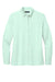 Brooks Brothers Womens Casual Oxford Long Sleeve Button Down Shirt Soft Mint Green Flat Front