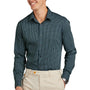 Brooks Brothers Mens Tech Stretch Long Sleeve Button Down Shirt - Dark Pine Green