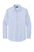 Brooks Brothers Mens Tech Stretch Long Sleeve Button Down Shirt Newport Blue/Pearl Pink Flat Front