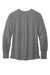 Brooks Brothers Womens Anti Static Open Neck Long Sleeve Blouse Shadow Grey Flat Back