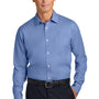 Brooks Brothers Mens Wrinkle Free Stretch Pinpoint Long Sleeve Button Down Shirt w/ Pocket - Cobalt Blue - Coming Soon