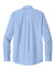 Brooks Brothers BB18012 Mens Wrinkle Free Stretch Pinpoint Long Sleeve Button Down Shirt w/ Pocket Newport Blue Flat Back