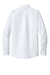 Brooks Brothers BB18012 Mens Wrinkle Free Stretch Pinpoint Long Sleeve Button Down Shirt w/ Pocket White Flat Back