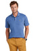Brooks Brothers Mens Short Sleeve Polo Shirt Charter Blue Model Front