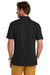 Brooks Brothers Mens Short Sleeve Polo Shirt Deep Black Model Back