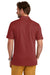 Brooks Brothers Mens Short Sleeve Polo Shirt Rich Red Model Back