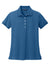 Brooks Brothers BB18201 Womens Short Sleeve Polo Shirt Charter Blue Flat Front