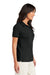 Brooks Brothers BB18201 Womens Short Sleeve Polo Shirt Deep Black Model Side