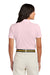 Brooks Brothers BB18201 Womens Short Sleeve Polo Shirt Pearl Pink Model Back