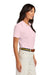 Brooks Brothers BB18201 Womens Short Sleeve Polo Shirt Pearl Pink Model Side